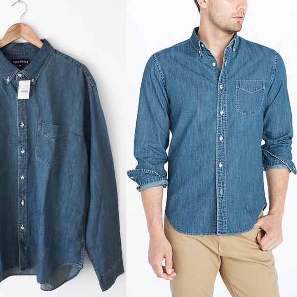 J. Crew Other - NEW J. Crew Indigo Denim Shirt